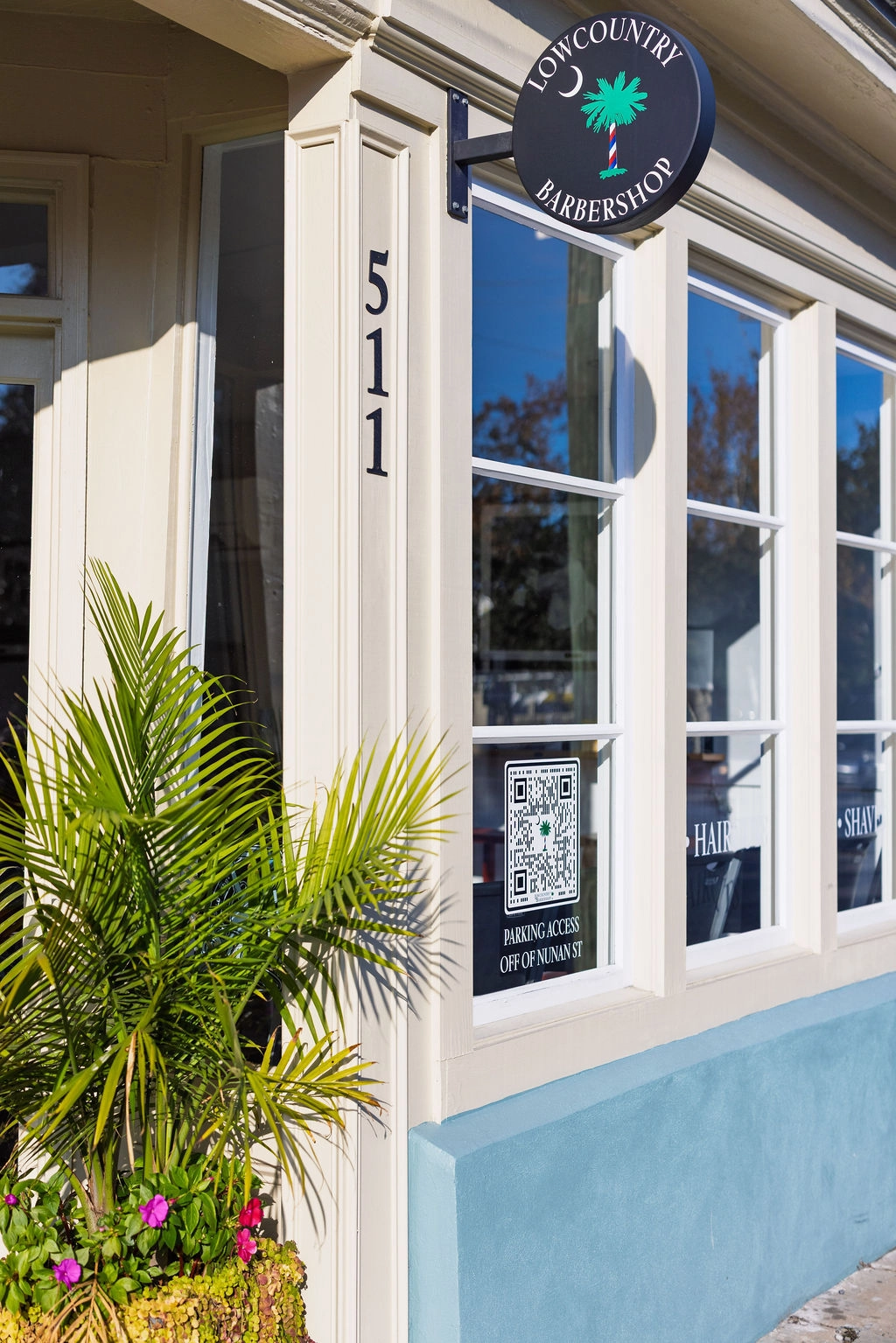 Charleston Barbershop - Lowcountry Barbershop Entry